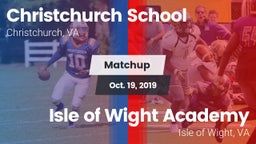 Matchup: Christchurch School vs. Isle of Wight Academy  2019