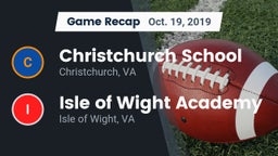 Recap: Christchurch School vs. Isle of Wight Academy  2019