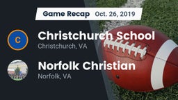 Recap: Christchurch School vs. Norfolk Christian  2019