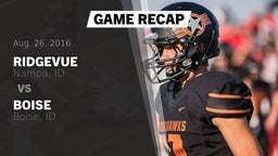 Recap: Ridgevue vs. Boise  2016