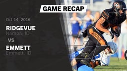 Recap: Ridgevue vs. Emmett  2016