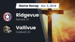 Recap: Ridgevue vs. Vallivue  2018