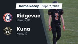 Recap: Ridgevue vs. Kuna  2018