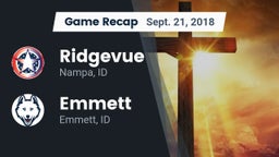 Recap: Ridgevue vs. Emmett  2018