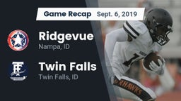 Recap: Ridgevue vs. Twin Falls 2019