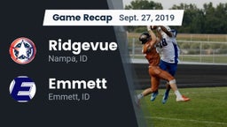 Recap: Ridgevue vs. Emmett  2019
