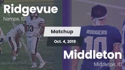Matchup: Ridgevue vs. Middleton  2019