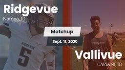 Matchup: Ridgevue vs. Vallivue  2020
