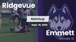 Matchup: Ridgevue vs. Emmett  2020
