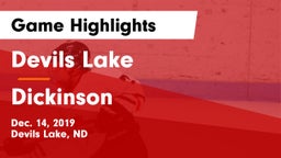 Devils Lake  vs Dickinson  Game Highlights - Dec. 14, 2019
