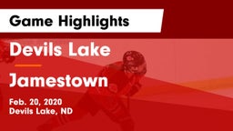 Devils Lake  vs Jamestown  Game Highlights - Feb. 20, 2020