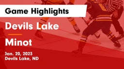 Devils Lake  vs Minot  Game Highlights - Jan. 20, 2023
