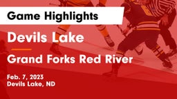 Devils Lake  vs Grand Forks Red River  Game Highlights - Feb. 7, 2023