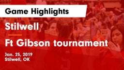 Stilwell  vs Ft Gibson tournament Game Highlights - Jan. 25, 2019