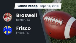 Recap: Braswell  vs. Frisco  2018