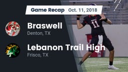 Recap: Braswell  vs. Lebanon Trail High 2018