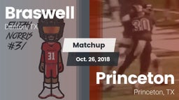 Matchup: Braswell  vs. Princeton  2018