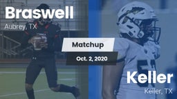 Matchup: Braswell  vs. Keller  2020