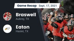 Recap: Braswell  vs. Eaton  2021