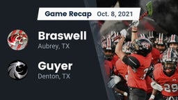 Recap: Braswell  vs. Guyer  2021