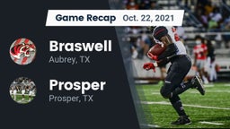 Recap: Braswell  vs. Prosper  2021