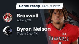Recap: Braswell  vs. Byron Nelson  2022