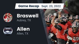 Recap: Braswell  vs. Allen  2022