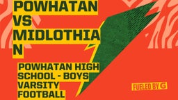 Powhatan football highlights Powhatan vs Midlothian