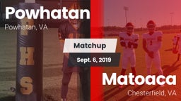Matchup: Powhatan  vs. Matoaca  2019