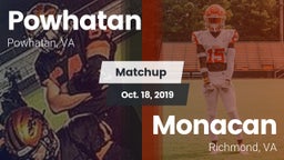 Matchup: Powhatan  vs. Monacan  2019