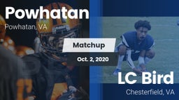 Matchup: Powhatan  vs. LC Bird  2020