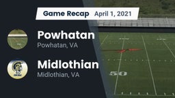 Recap: Powhatan  vs. Midlothian  2021