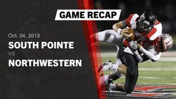 Recap: South Pointe  vs. Northwestern  2013