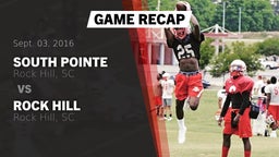 Recap: South Pointe  vs. Rock Hill  2016