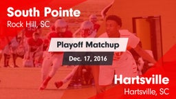 Matchup: South Pointe High vs. Hartsville  2016