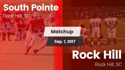 Matchup: South Pointe High vs. Rock Hill  2017