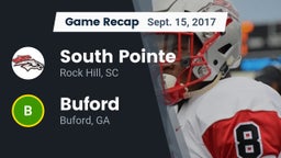 Recap: South Pointe  vs. Buford  2017