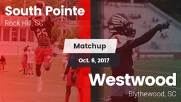 Matchup: South Pointe High vs. Westwood  2017