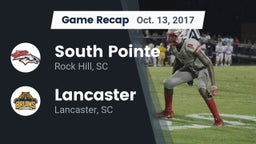Recap: South Pointe  vs. Lancaster  2017