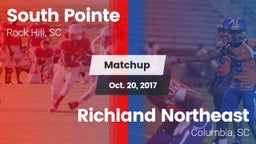 Matchup: South Pointe High vs. Richland Northeast  2017