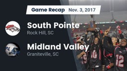 Recap: South Pointe  vs. Midland Valley  2017