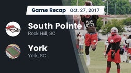 Recap: South Pointe  vs. York  2017