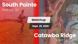 Matchup: South Pointe High vs. Catawba Ridge  2020