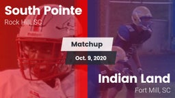 Matchup: South Pointe High vs. Indian Land  2020