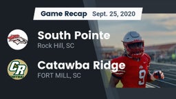 Recap: South Pointe  vs. Catawba Ridge  2020