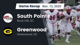 Recap: South Pointe  vs. Greenwood  2020