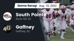 Recap: South Pointe  vs. Gaffney  2022