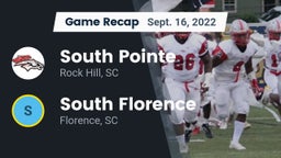 Recap: South Pointe  vs. South Florence  2022