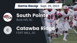 Recap: South Pointe  vs. Catawba Ridge  2023