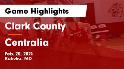 Clark County  vs Centralia  Game Highlights - Feb. 20, 2024